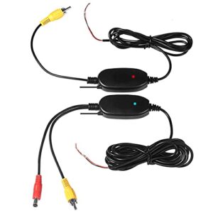 2.4g wireless rca video transmitter and receiver for vehicle backup camera front camera, available to 9-35v