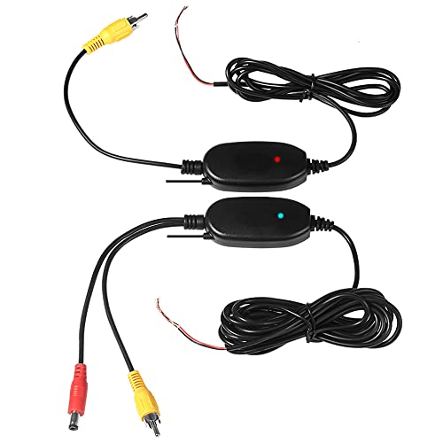 2.4G Wireless RCA Video Transmitter and Receiver for Vehicle Backup Camera Front Camera, Available to 9-35V