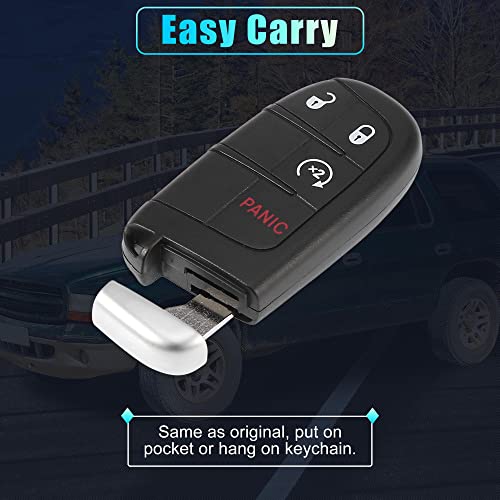 X AUTOHAUX 2pcs 433Mhz Replacement Keyless Entry Remote Car Key Fob for Dodge Durango 2014-2018 for Dodge Journey 2011-2018