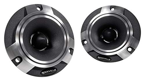 Rockville Pair X6.5C Competition 6.5" 1000W Component Speakers/Titanium Tweeters, black,silver