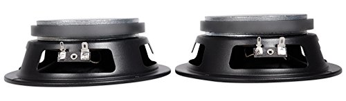 Rockville Pair X6.5C Competition 6.5" 1000W Component Speakers/Titanium Tweeters, black,silver