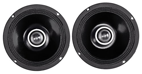 Rockville Pair X6.5C Competition 6.5" 1000W Component Speakers/Titanium Tweeters, black,silver