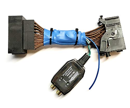ASC Audio Add A Subwoofer Bass Amplifier Adapter Interface w/Amp Remote Turn On Wire to Factory OEM Car Stereo Radio for Select Chrysler Dodge Ram -No Factory Premium Amp- Vehicles Listed Below