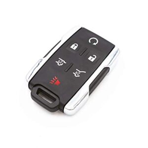 wfmj for chevrolet chevy tahoe suburban gmc yukon keyless entry 6 buttons remote smart key case shell fob