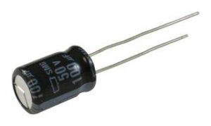 united chemi-con aluminum electrolytic capacitor 100uf, 50v, 20%, radial – esmg500ell101mhb5d