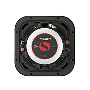 KICKER 46L7T84 L7T L7-Thin 8-Inch (20cm) Subwoofer, Dual Voice Coil, 4-Ohm, 350 Watt