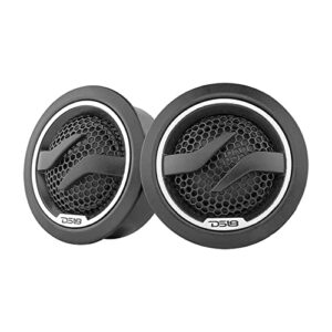 DS18 ZXI-62C 6.5" 2- Way Car Audio Component Speaker System with Kevlar Cone - 240 Watts 4-Ohm - Set of Woofer, Crossover & Tweeter