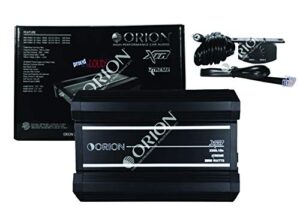 orion xtr2500.1dz monoblock class d high performance amplifier with remote subwoofer level control, 2500w rms