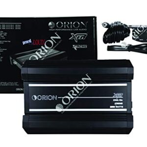Orion XTR2500.1DZ Monoblock Class D High Performance Amplifier with Remote Subwoofer Level Control, 2500W RMS