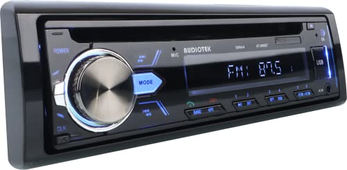 Package 2 Pairs of Pioneer TS-F1634R 6.5" Peak 200W 2-Way Speakers + Audiotek AT-980BT AM/FM/MP3 Playable w/ Bluetooth/USB/AUX/SD/CD Car Stereo Receiver