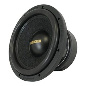 rockville punisher 12d1 12″ 5600w peak car audio competition subwoofer dual 1-ohm sub 1400w rms cea rated