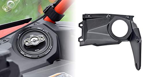 SAUTVS Front Dash Speaker Mount for Can Am X3, Front 6.5 inch Speaker Enclosure Panels for 2017-2022 Can-Am Maverick X3 / X3 Max Stereo System Accessories