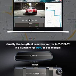 JOMISE 2.5K Mirror Dash Cam for Cars, G810 11" Touch Screen Front and Rear Dual Lens Dash Camera, Enhanced Night Vision with Starvis Sensor, GPS, G-Sensor, Parking Assistance, Loop Recording