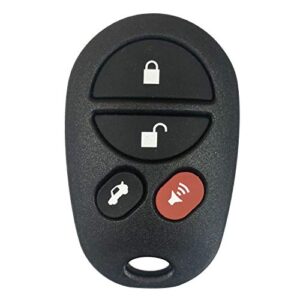 new replacement keyless entry remote control for toyota highlander sequoia avalon solara gq43vt20t 4 button; by autokeymax (1)