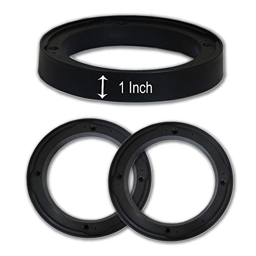 Universal 1 Inch Plastic Depth Ring Adapter Spacer for 5.25 inches - 6 inches Car Speakers