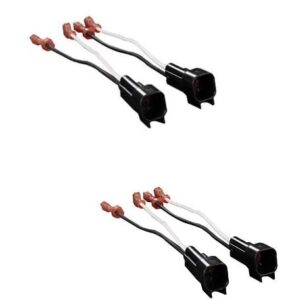 2 pair car stereo speaker wire connection harness plugs compatible with select 2010+ gm vehicles – for 4 speakers installation – compatible vehicles listed below