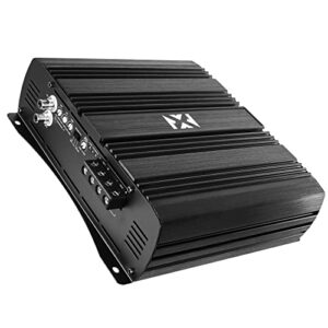 nvx xad21 2000w rms 1-ohm stable full bridge class d high power competition full range bridgeable 2-channel car audio mosfet amplifier