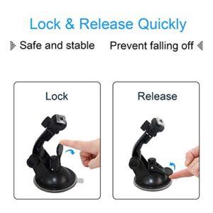 Collyon Windshield Mount，Car Windshield Suction Cup Camera Mount for 7 inch Display Monitor of Backup Camera