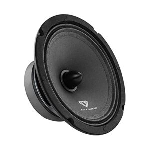 2 x Black Diamond Car Audio 6.5" Mid-Range Bullet Speakers 240W 4 Ohm Dia-CM6.4B