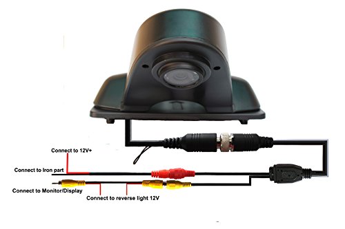 KNRAGHO Compatible with Backup Camera for B E N Z Sprinter/Crafter Camera(RCA conncetor)