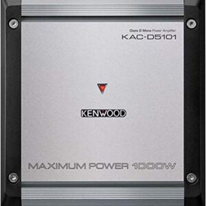 Kenwood KAC-D5101 1000W Max Power 4-Ohms Mono Amp Class D