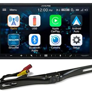 ALPINE iLX-W650 7" Digital Media Bluetooth Carplay Receiver+License Plate Camera