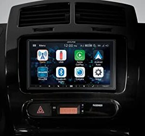 ALPINE iLX-W650 7" Digital Media Bluetooth Carplay Receiver+License Plate Camera