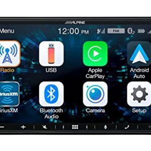 ALPINE iLX-W650 7" Digital Media Bluetooth Carplay Receiver+License Plate Camera