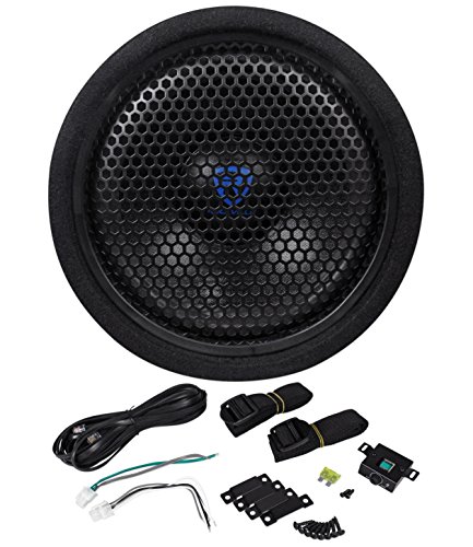 Rockville RTB10A 10" 500w Powered Subwoofer Bass Tube+Bass Remote + Amp Kit