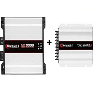 Taramps HD 3000 1 Ohm 3k Car Amplifier HD3000 + TS400x4 Amp