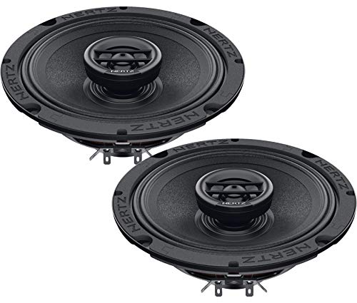 pkg Hertz SX 165 Neo 6.5" SPL Show 200W Tweeters Coaxial Speakers with Grills