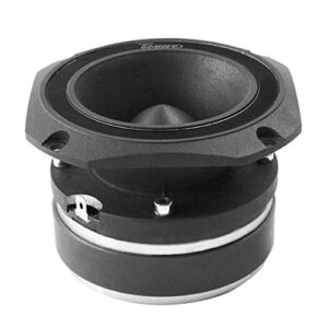 timpano super tweeter tpt-st22 titanium bullet horn tweeter, 8 ohms 80 watts rms power, 160 watts continuous power, 1.75 inch voice coil super tweeter for pro car audio (single)