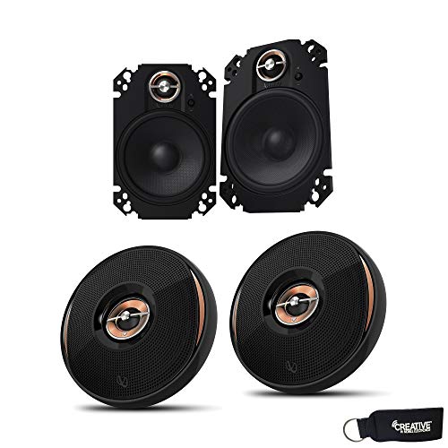 Infinity KAPPA-62IX 6.5" Coaxial Speakers KAPPA-64CFX 4x6 Component Plate Speakers