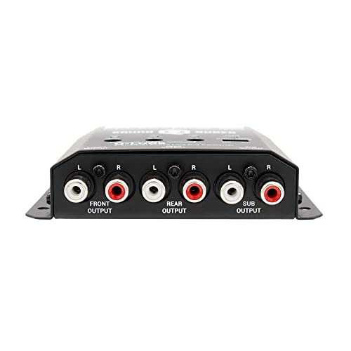 SoundQubed Active 5-Channel Car Audio Line Out Convertor - High to Low Head Unit Signal Convertor