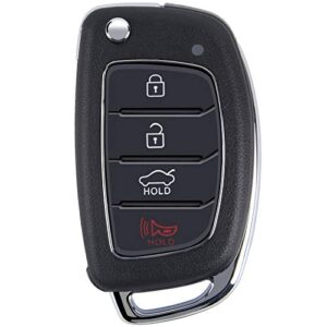 car key fob fit for hyundai 2015 2016 2017 sonata oem remote (95430-c1010) keyless entry system 433 mhz(tq8-rke-4f16)