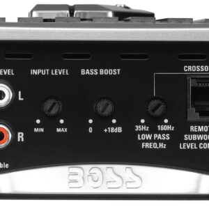 BOSS Audio Systems AR1600.2 2 Channel Car Amplifier - 1600 Watts, Full Range, Class AB, 2-4 Ohm Stable, Mosfet Power Supply, Bridgeable