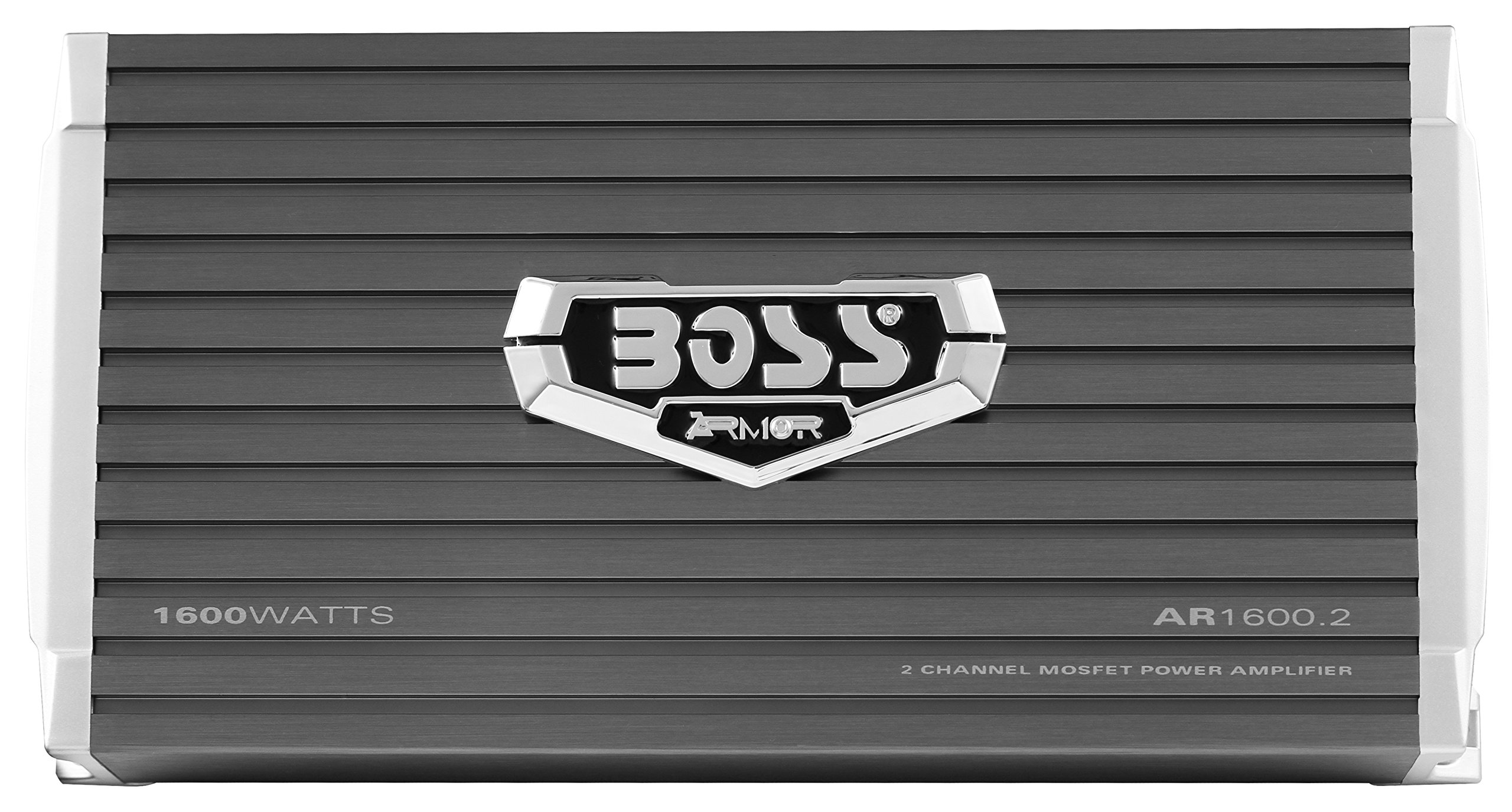 BOSS Audio Systems AR1600.2 2 Channel Car Amplifier - 1600 Watts, Full Range, Class AB, 2-4 Ohm Stable, Mosfet Power Supply, Bridgeable