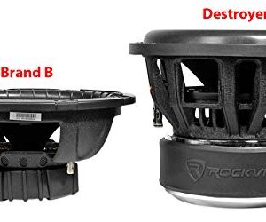 Rockville Destroyer 12D1 12" Competition Car Audio Subwoofer w/USA Voice Coils!