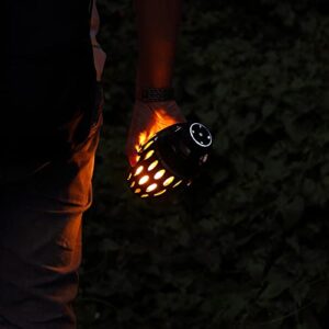 DiKaou 2 Packs Outdoor Bluetooth Speakers, Gifts for Men, Torch Lantern Waterproof Wireless Speakers, BT5.0, Gadgets Christmas Birthdays Gifts for Dad Mom Women, Garden Patio Decro, Tripod & Stake