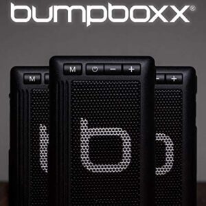 Bumpboxx Wireless Bluetooth Speaker | Black | Retro Pager Beeper | Outdoor Portable Bluetooth Speaker | MP3 Player | FM Radio | LED Flashlight | Waterproof Speaker | Weighs 3.2oz