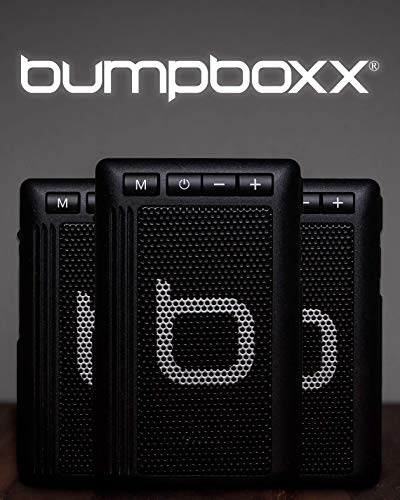 Bumpboxx Wireless Bluetooth Speaker | Black | Retro Pager Beeper | Outdoor Portable Bluetooth Speaker | MP3 Player | FM Radio | LED Flashlight | Waterproof Speaker | Weighs 3.2oz