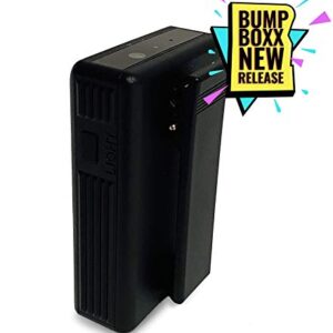 Bumpboxx Wireless Bluetooth Speaker | Black | Retro Pager Beeper | Outdoor Portable Bluetooth Speaker | MP3 Player | FM Radio | LED Flashlight | Waterproof Speaker | Weighs 3.2oz