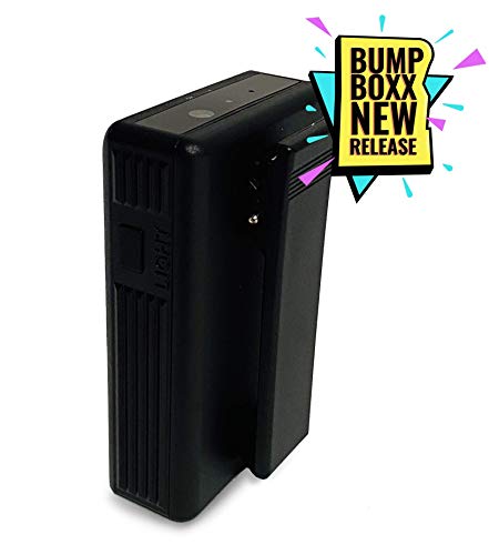 Bumpboxx Wireless Bluetooth Speaker | Black | Retro Pager Beeper | Outdoor Portable Bluetooth Speaker | MP3 Player | FM Radio | LED Flashlight | Waterproof Speaker | Weighs 3.2oz