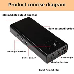 Audio Recording Blocker, Prevent Voice Recording, Powerful Microphone Suppressor Device for Home Office Travel, with Remote Control, 6000mAh Battery(L1)