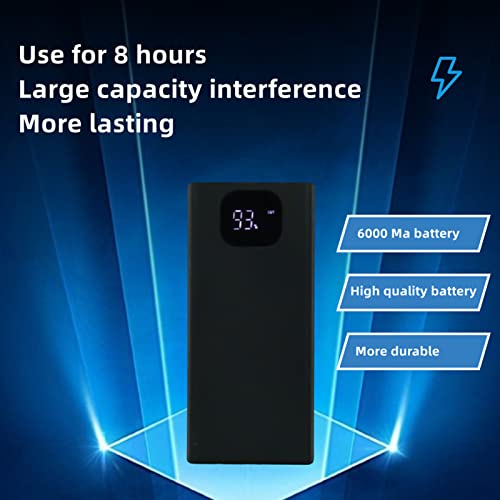 Audio Recording Blocker, Prevent Voice Recording, Powerful Microphone Suppressor Device for Home Office Travel, with Remote Control, 6000mAh Battery(L1)