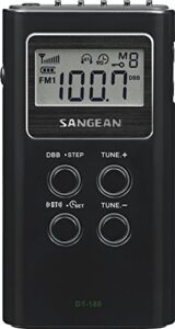 sangean dt-180 am / fm pocket radio