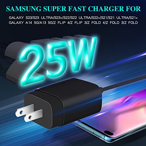 Type C Charger,2Pack 25W Super Fast Charger type c with 10 FT USB C Charger Cable,Samsung Type C Charger Fast Charging for Samsung Galaxy S23/S23Ultra/S23+/S22/S22Ultra/S22+/S21/S21+/S21Ultra/S20/S20+