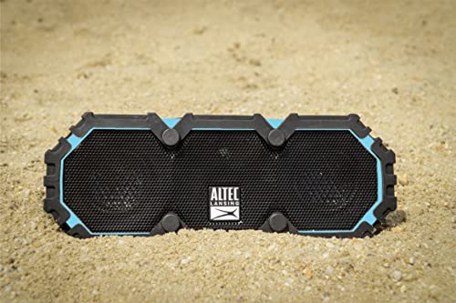 Altec Lansing LifeJacket 2 - Waterproof Bluetooth Speaker, Floating Portable Speaker for Travel & Outdoor Use, Deep Bass & Loud Sound, 30 Hour Playtime