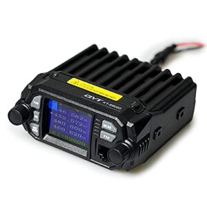 QYT KT-8900D Upgrade Version of KT-8900 Dual Band Mini Car Radio Mobile Transceiver VHF UHF Two Way Radio+USB Programming Cable