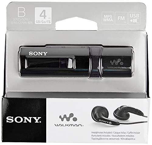 Sony NWZ-B183F B183F Flash MP3 Player with Built-in FM Tuner (4GB) - Black